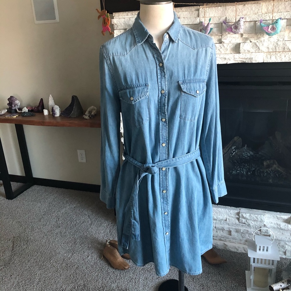 GAP for good denim dress NWOT